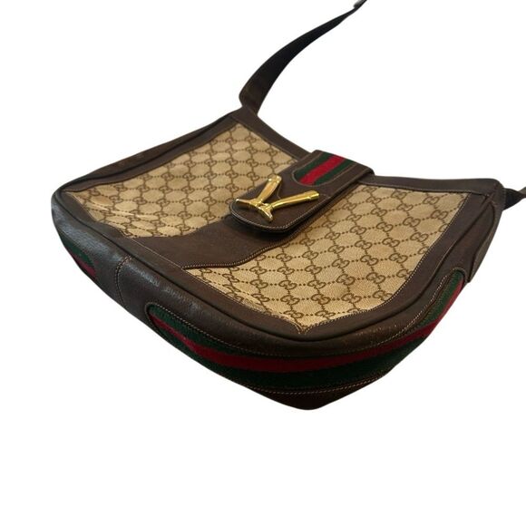 Gucci Brown and Gold Shoulder Bag - Picture 14 of 15